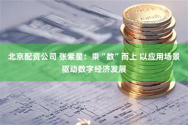 北京配资公司 张紫星：乘“数”而上 以应用场景驱动数字经济发展