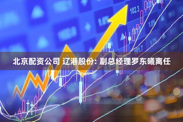 北京配资公司 辽港股份: 副总经理罗东曦离任